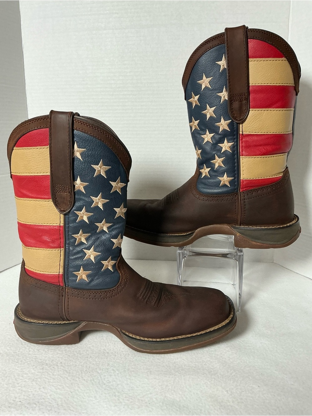 Durango Rebel Patriotic American Flag Western Cowboy Boots Men’s 9D